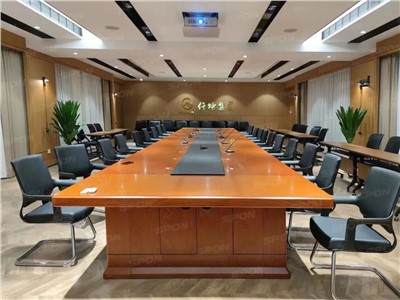 【案例故事】顏值與智慧并存！世邦助力仟坤集團(tuán)打造美觀大氣會議室